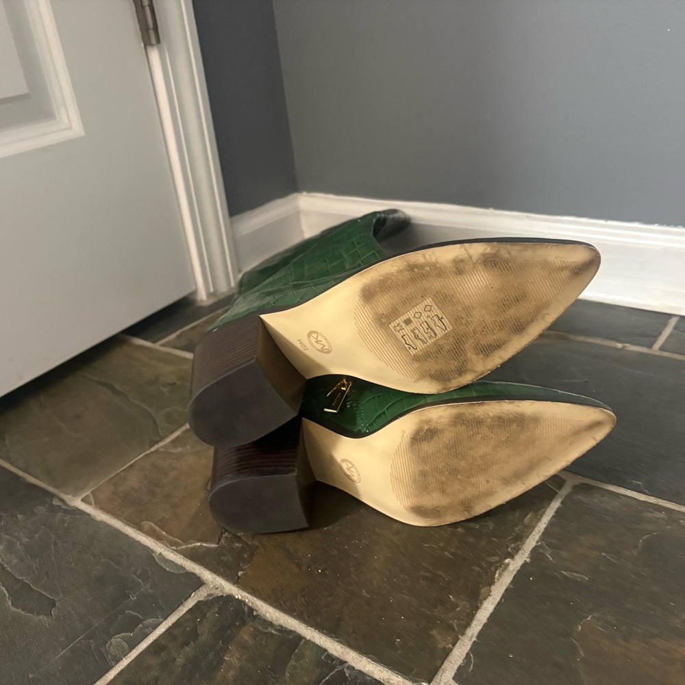 Michael Kors Green Heeled Boots